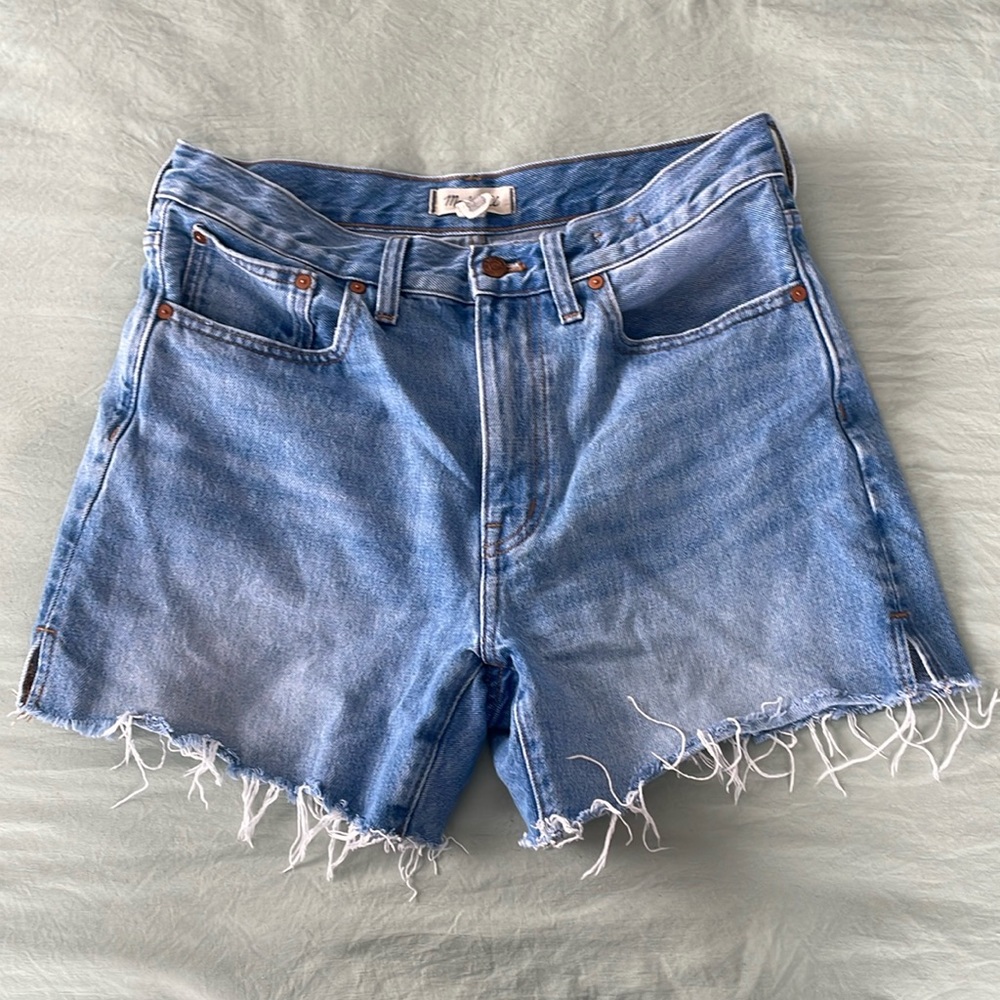 Madewell Relaxed Denim Mid-Length Shorts